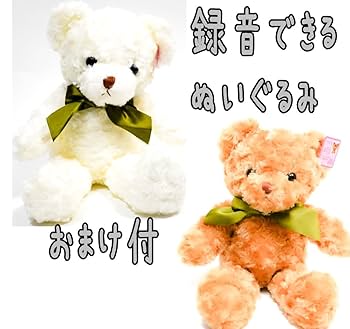 Amazon.co.jp: くま ぬいぐるみ 録音 サプライズ しゃべる 熊